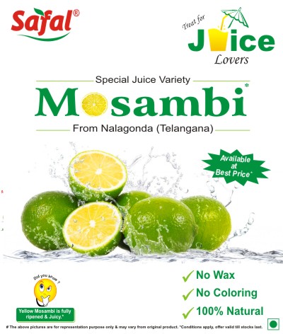 Safal Juice Mosambi Promotion